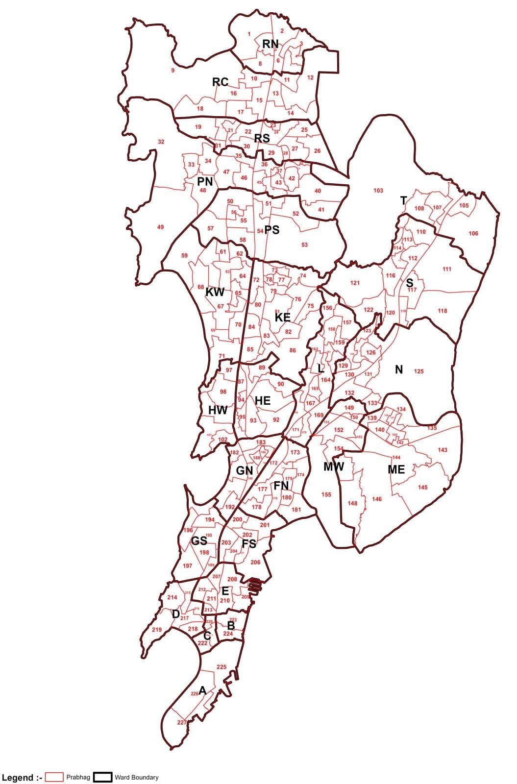 Уорд карце Мумбаі