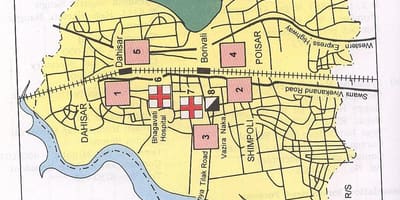 Карта Dahisar Мумбаі