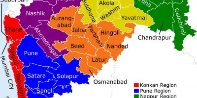 Карта Махараштра Мумбаі